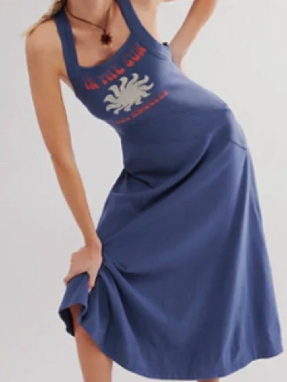 NWT HTF Free People Sunroom Maxi Dress In The Sun Buckle Beach Festival XS $148 - Picture 3 of 12